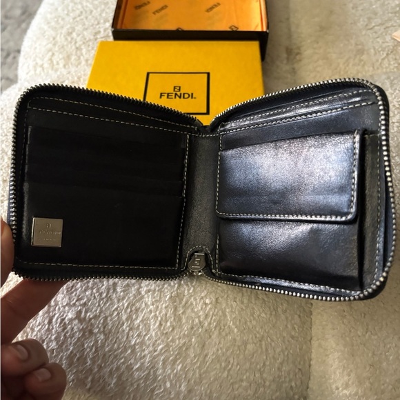Fendi Blue and Tan Wallet - Picture 2 of 12